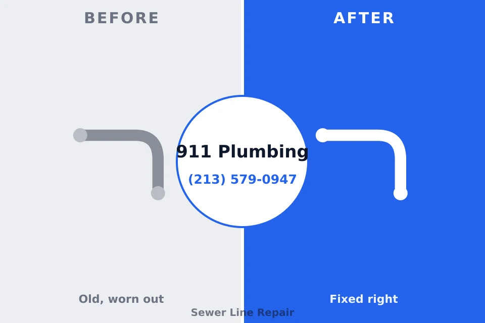 Before and after: plumbing company Amery, WI